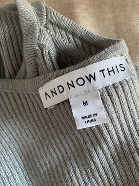 AND NOW THIS Strapless Dress in Light Gray - Women's